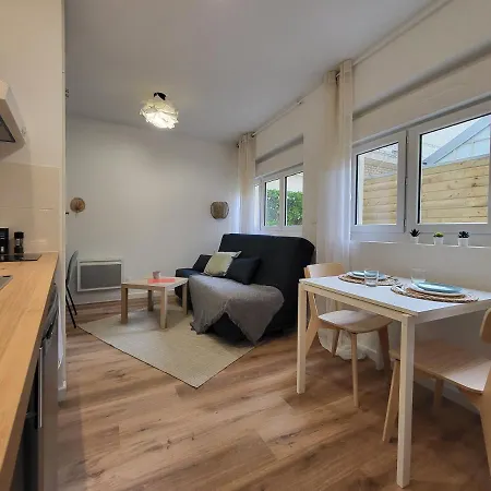 Le Nagi : Beau Studio Avec Patio Privatif Rouen
